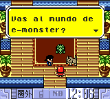 E-monster was not translated at all.